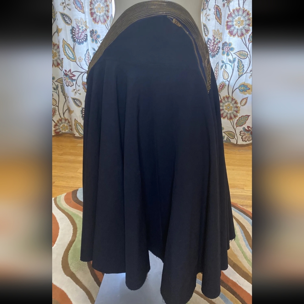Junya Watanabe Comme Des Garcons Spring Summer 2005 Navy Zipper Runway Skirt